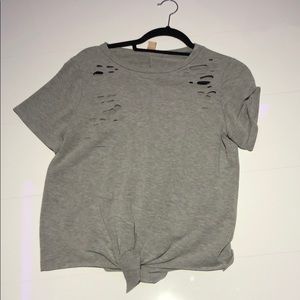 Pink and Honey Grey Tee